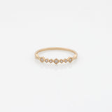 Alexa ring 14K yellow gold with diamonds
