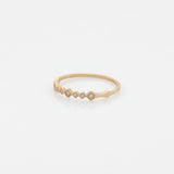 Alexa ring 14K yellow gold with diamonds