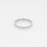 Tiny Treasures navette ring silver