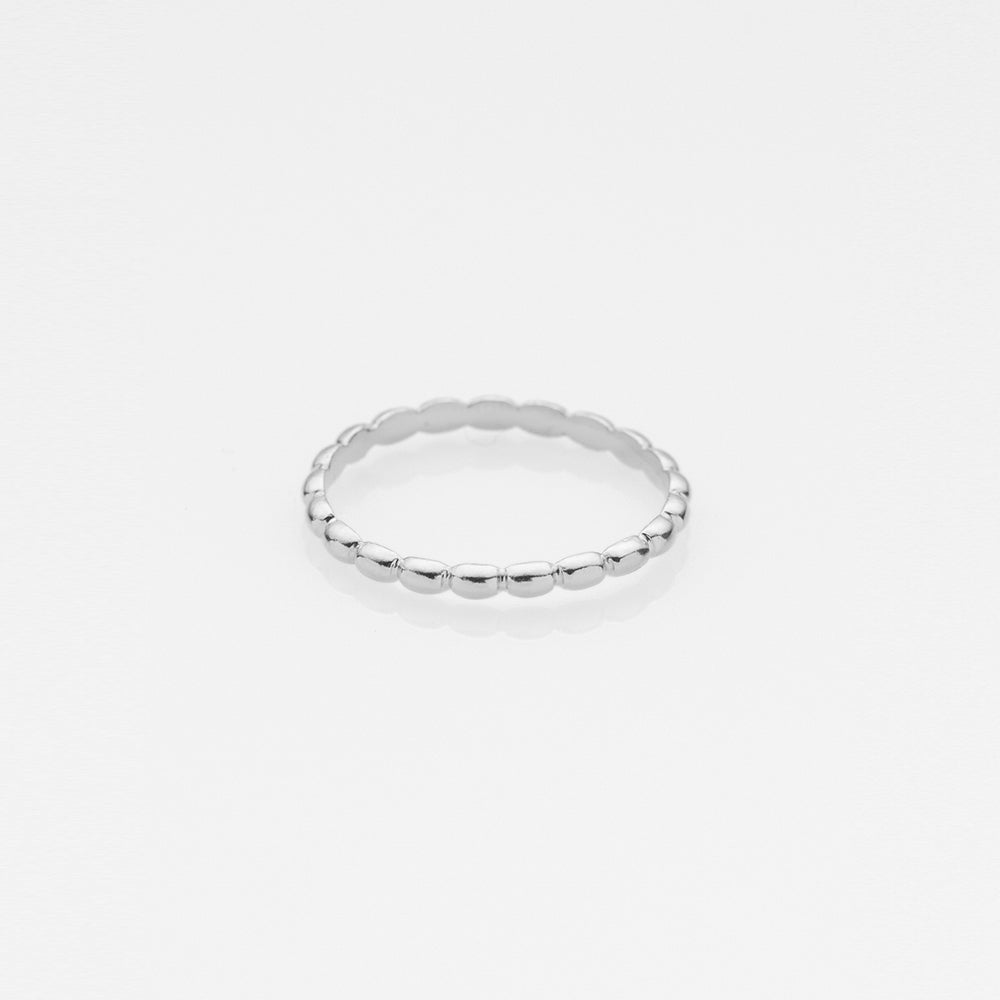 Tiny Treasures puff ring silver