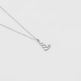 Chloi necklace 14K white gold with diamond