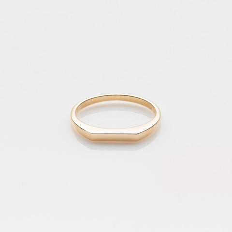 Pyr ring 14K yellow gold