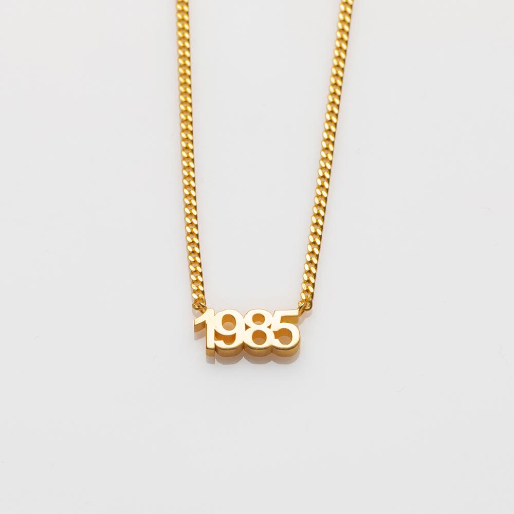 It's A Date necklace gold