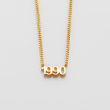 It's A Date necklace gold