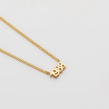 It's A Date necklace gold