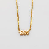 It's A Date necklace gold