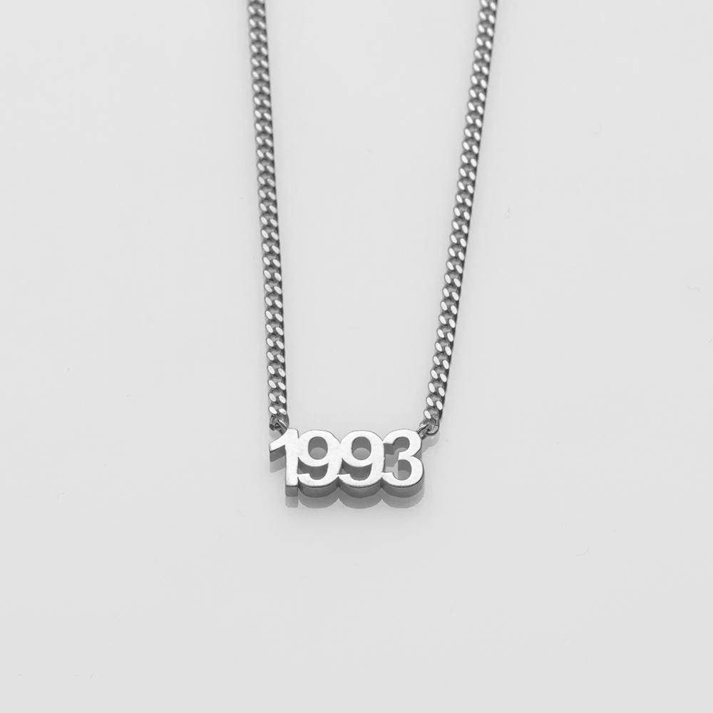 It's A Date necklace silver