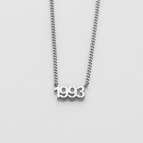 It's A Date necklace silver