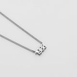 It's A Date necklace silver