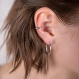 The crew Doris cuff/septum earring silver