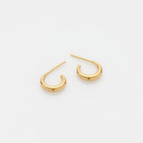 The crew Doris hoop earrings gold