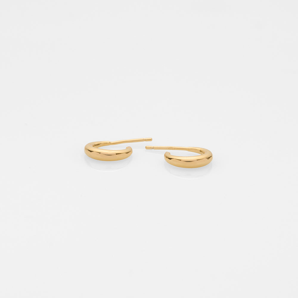The crew Doris hoop earrings gold