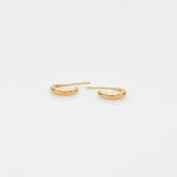 The crew Doris hoop earrings gold
