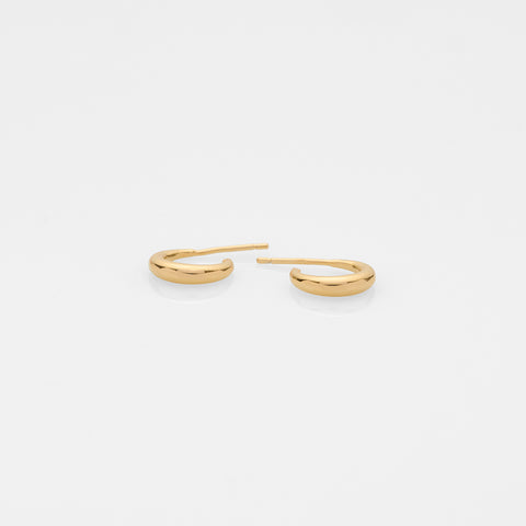 The crew Doris hoop earrings gold
