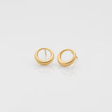 The Crew Doris stud earrings gold