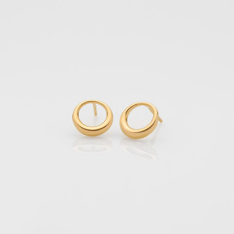 The Crew Doris stud earrings gold