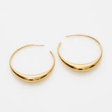 The crew Themis hoop earrings gold