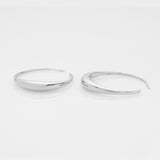 The crew Themis hoop earrings silver