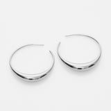 The crew Themis hoop earrings silver