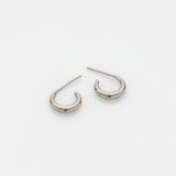 The crew Doris hoop earrings 14K white gold