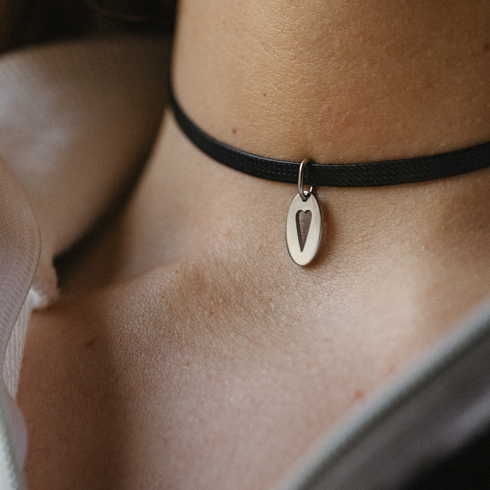 Μου'χεις Κλέψει την Καρδιά choker silver