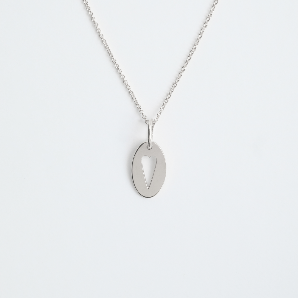 Μου'χεις Κλέψει την Καρδιά necklace silver