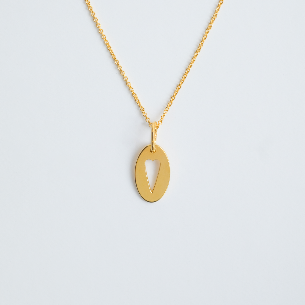 Μου'χεις Κλέψει την Καρδιά necklace gold