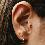 Μου'χεις Κλέψει την Καρδιά stud earrings gold