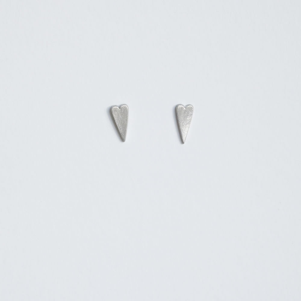 Μου'χεις Κλέψει την Καρδιά stud earrings silver