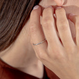 Tiny Treasures snakeskin ring silver